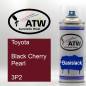 Preview: Toyota, Black Cherry Pearl, 3P2: 400ml Sprühdose, von ATW Autoteile West.